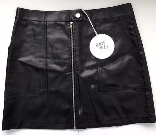 Size 14 leather deals mini skirt